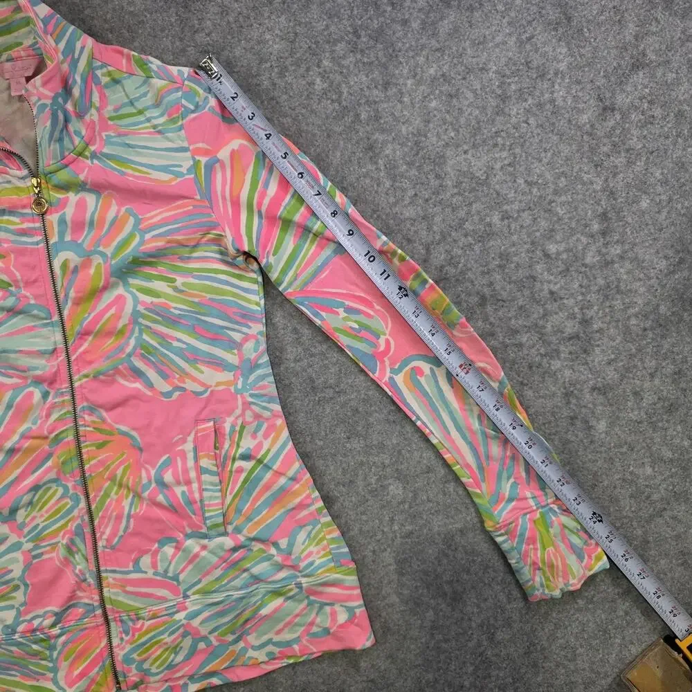 Lilly Pulitzer Shellabrate Jacket Womens XS Shell Full Zip‎ Lightweight Tropical